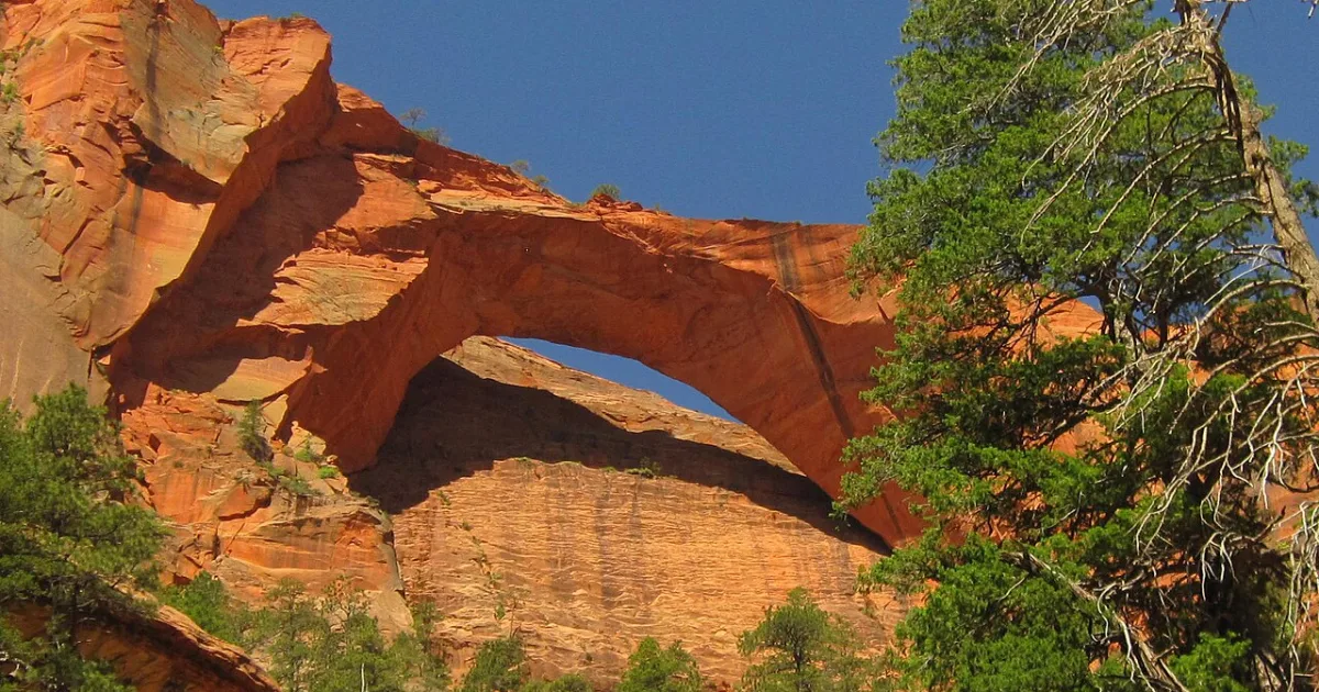 Kolob Arch Trail Zion Backcountry